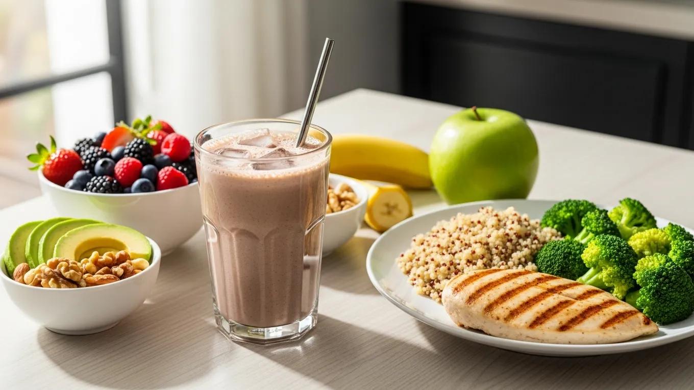 Balanced post-workout meal illustrating how nutrition supports recovery and performance